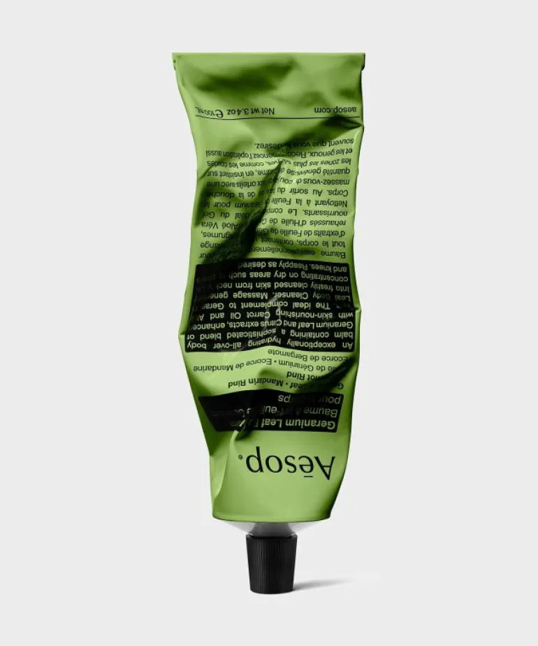Shop Aesop Geranium Leaf Body Balm 100ml Black