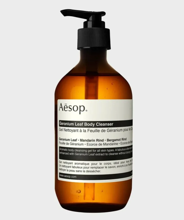 Cheap Aesop Geranium Leaf Body Cleanser 500ml Black