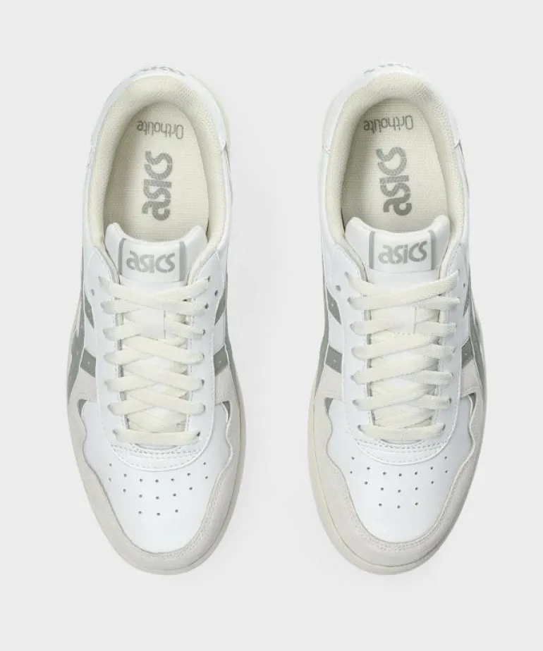 New ASICS Japan S in White + Seal Grey Blue