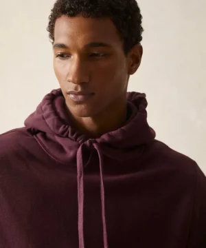 Hot Todd Snyder + Champion Champion Midweight Popover Hoodie Sweatshirt in Blackberry Red