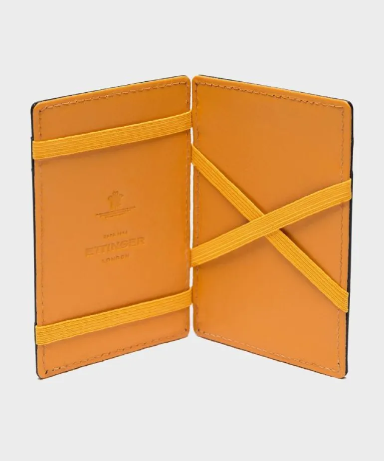 Online Ettinger Bridle Hide Magic Card Wallet In Black