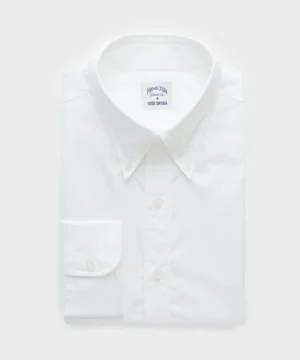 Flash Sale Hamilton + Todd Snyder Wrinkle Free Cotton Dress Shirt In White