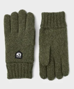 Sale Hestra Basic Wool Glove in Olive Green