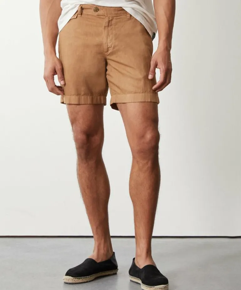 Outlet Todd Snyder 7" Hudson Short in Copper Orange