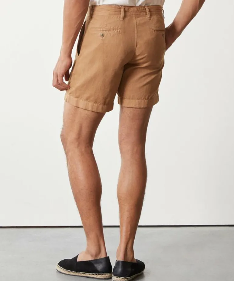 Outlet Todd Snyder 7" Hudson Short in Copper Orange