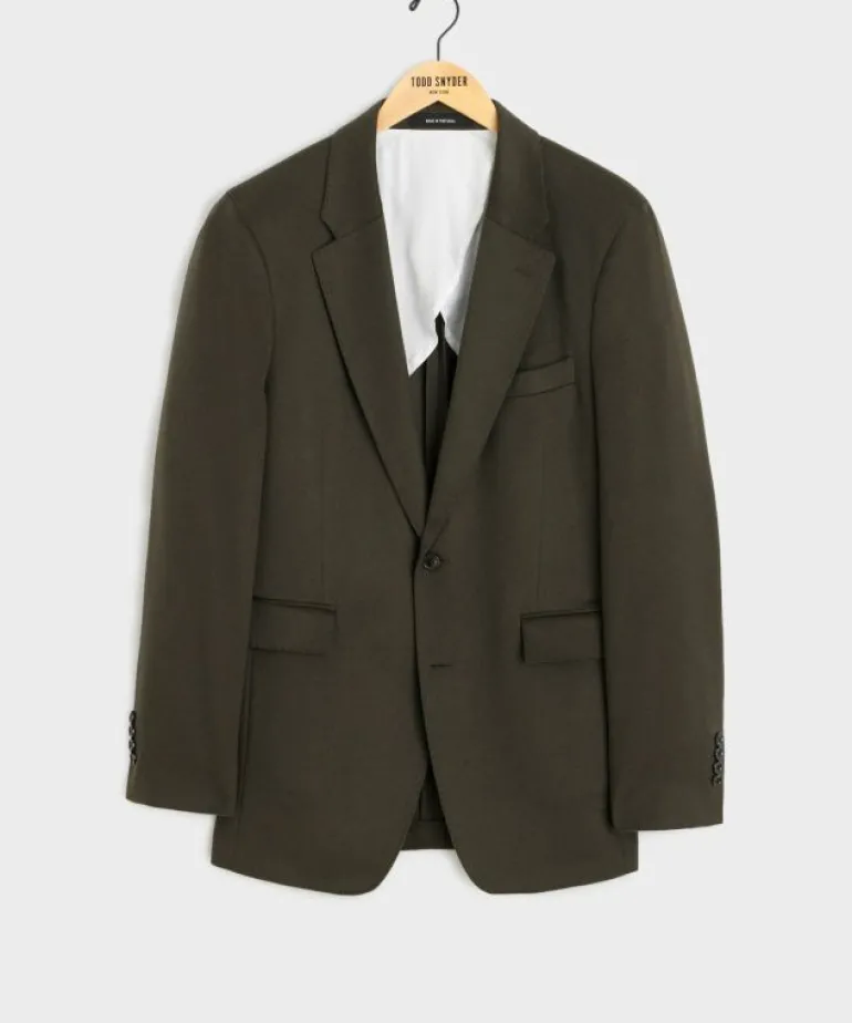 Cheap Todd Snyder Italian Cashmere Sutton Jacket in Snyder Olive Blue