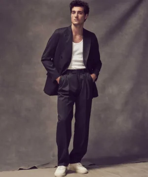 Hot Todd Snyder Italian Cavalry Twill Wythe Jacket in Charcoal Black