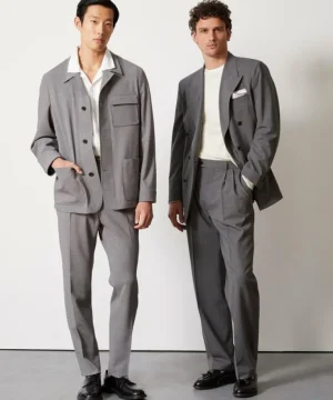 Discount Todd Snyder Italian Tropical Wool Wythe Jacket in Grey