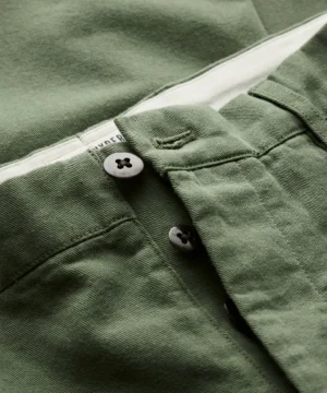 Clearance Todd Snyder Japanese Relaxed Fit Selvedge Chino in Olive Green