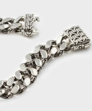 Hot John Hardy Sterling Silver Curb Chain Bracelet, 11MM Multi