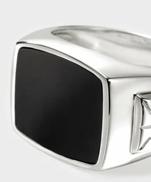 New John Hardy Sterling Silver Signet Ring Multi