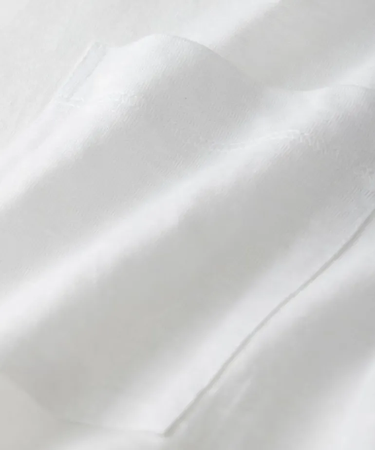 Store Todd Snyder Linen Jersey Pocket Tee in White