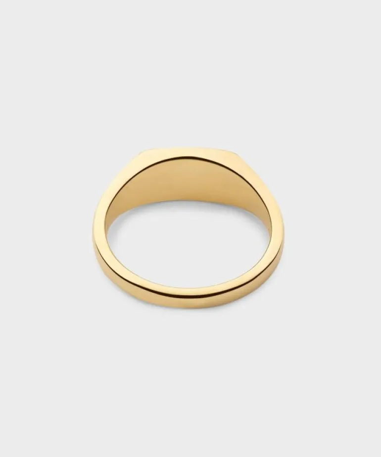 Outlet Miansai Arden Ring in Gold Vermeil Black