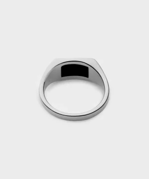 Hot Miansai Lennox Onyx Ring in Sterling Silver Black