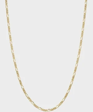 Discount Miansai 3mm Figaro Chain Necklace in Gold Vermeil Blue