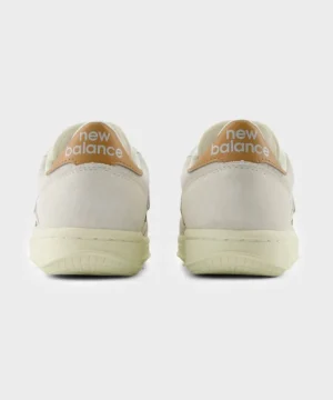 Best Sale New Balance T500 Court in + Tan White