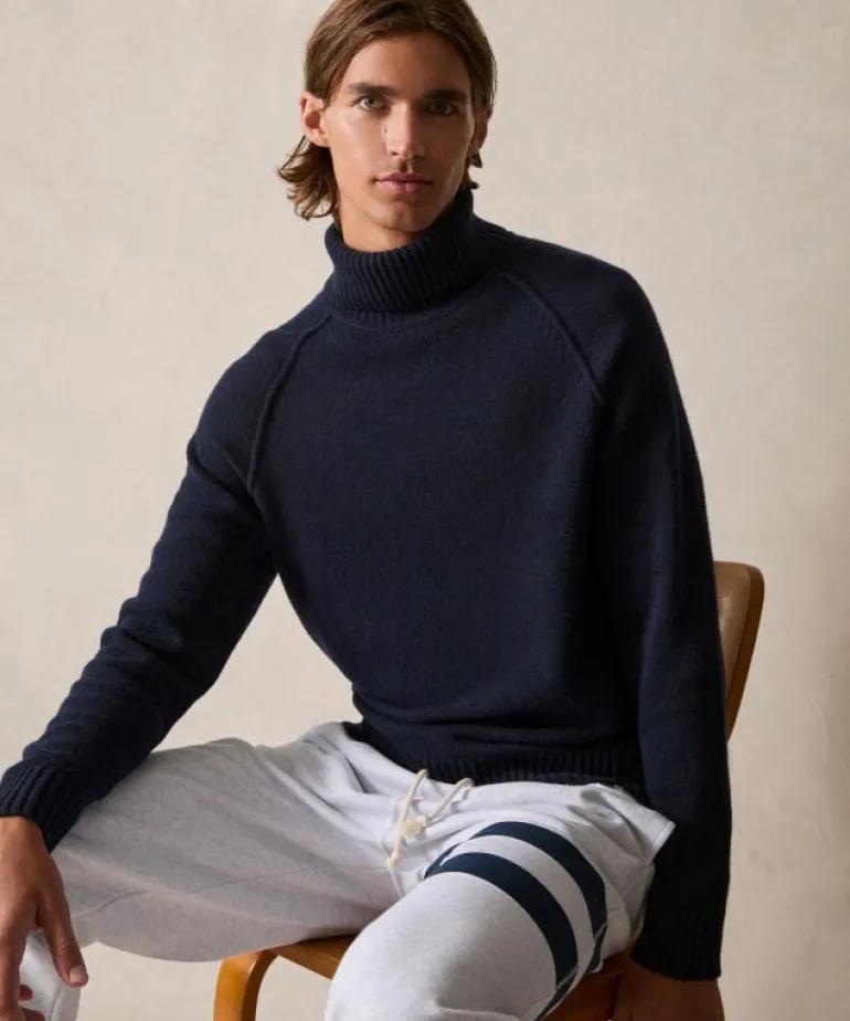 Discount Todd Snyder Nomad Cashmere Turtleneck in Navy Blue