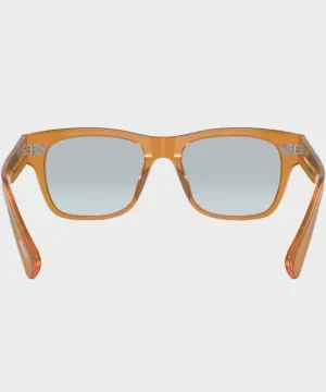 Shop Oliver Peoples Birrel Sunglasses in Amber Brown