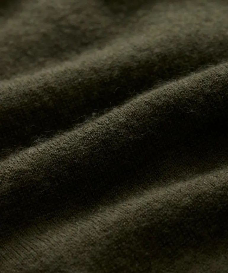 New Todd Snyder Premium Cashmere Pocket Tee in Snyder Olive Green