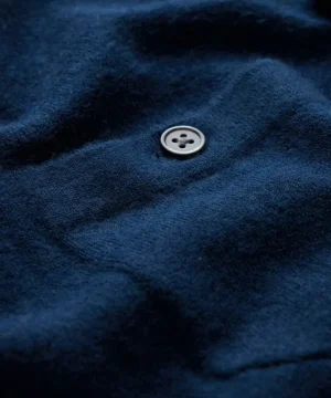 Cheap Todd Snyder Premium Cashmere Pocket Tee in Navy Blue