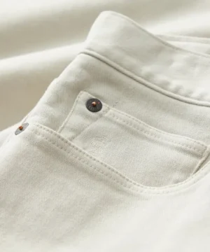 Discount Todd Snyder Slim Fit 5-Pocket Chino in Stone White