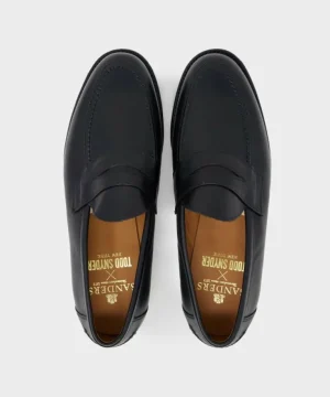 New Sanders Todd Snyder x Clive Loafer in Black