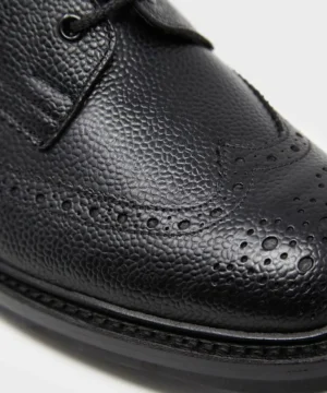 Hot Tricker's Todd Snyder x Scotch Grain Leather Stow Boot In Black