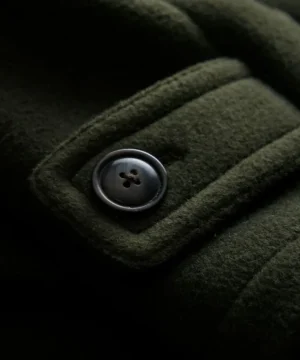 Cheap Todd Snyder Wool Alpaca Peacoat in Dark Moss Green