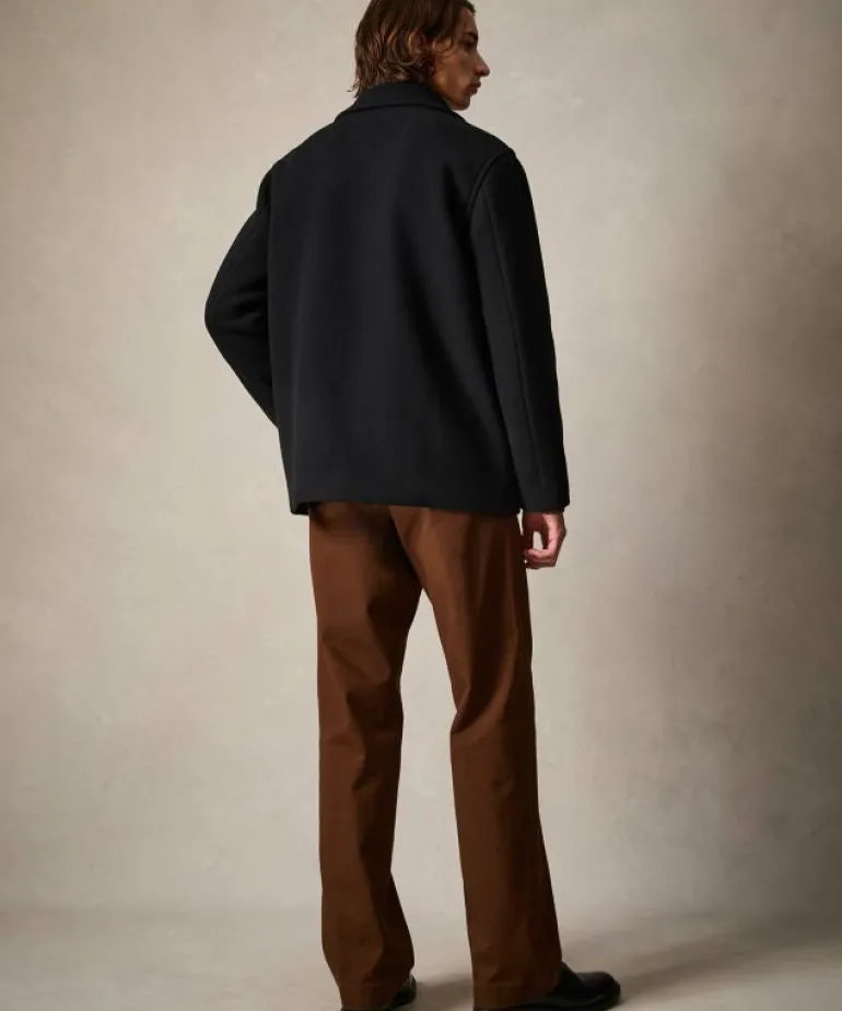 Online Todd Snyder Wool Cashmere Cafe Jacket in Black